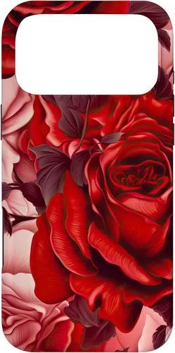 Vista 22 de Acuarela Rosa Rojo Rosas Patrón Caso para iPhone 17