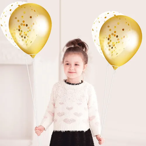 Vista 3 de Sumind - Juego de 50 soportes para globos transparentes para fiestas