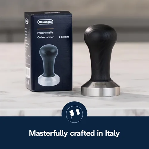 Vista 7 de De'Longhi DLSC080 - Tamper de café espresso de madera negra