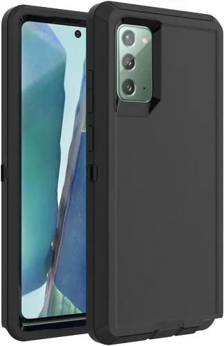 Vista 41 de Funda WOGROO para Galaxy Note 8, funda protectora resistente a caídas y golpes de grado pesado y resistente para Samsung Galaxy Note 8, Negro+Naranja
