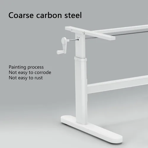 Vista 5 de FCD Escritorio ergonómico de madera para niños, altura ajustable, mesa de estudio, estación de computadora, multifunción, 47.2 pulgadas de ancho