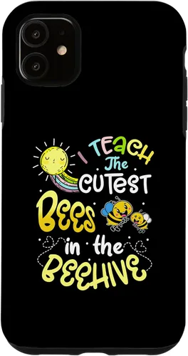 Vista 8 de iPhone 13 Pro Max I Teach The Cute Bees In The Beehive Kindergarten Case