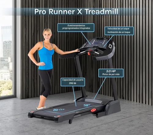 Vista 4 de Banda caminadora 3G Cardio Pro Runner
