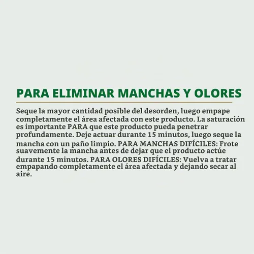 Vista 3 de Nature's Miracle Cat Orine Destroyer Plus 1 galón y Spray eliminador de manchas avanzado para gatos, 32 onzas líquidas