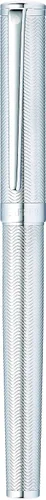 Vista 3 de Sheaffer Bolígrafo de punta redonda cromada grabada intensamente con tapa cromada y ribete Cromo grabado