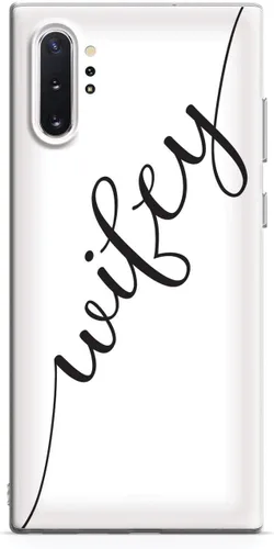 Vista 16 de Inspired Cases - Compatible con iPhone Xs Max - Funda protectora con textura 3D para Apple iPhone Xs Max - Esposo y esposa - Wifey