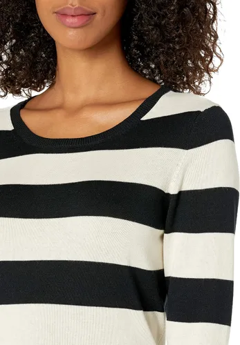 Vista 4 de Tienda Essentials Women's Long-Sleeve Lightweight Crewneck Sweater (Available in Plus Size)