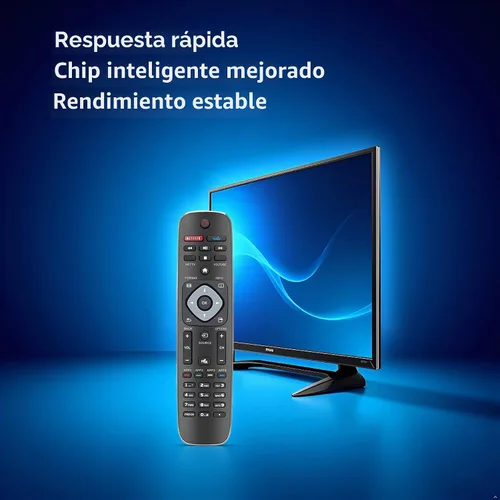 Vista 5 de Mando a distancia universal para Philips TV, repuesto para todos los televisores inteligentes Philips LCD LED 4K UHD