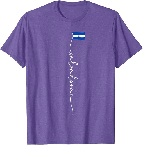 Vista 7 de Camiseta con la bandera salvadoreña de El Salvador