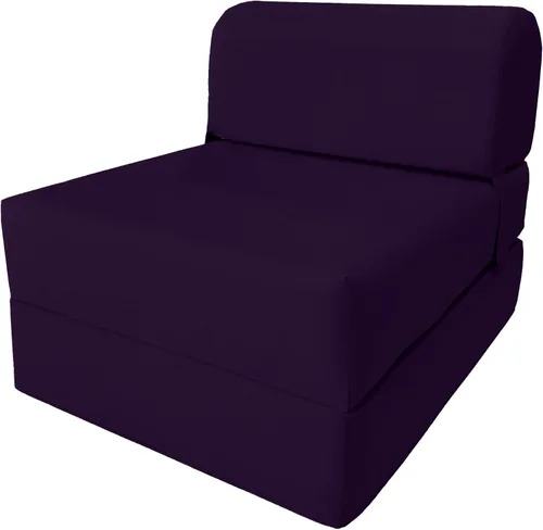 Vista 51 de D&D Futon Furniture. Silla plegable de espuma, sofá de estudio, colchón de espuma plegable para invitados (6 x 24 x 70 pulgadas, negro)