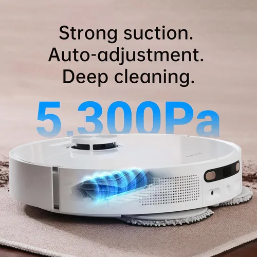 Vista 6 de DREAME L10s Ultra Robot, combo de aspiradora y fregona, limpieza y secado automáticos, base auto-llenable y auto-vaciable para 60 días de limpieza