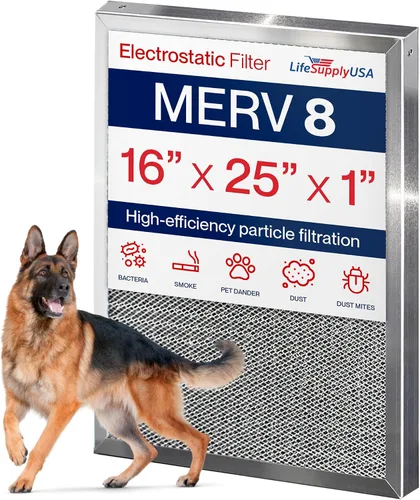 Vista 20 de Filtro de aire electrostático 10x20x1, MERV 8, lavable, reutilizable para estufa/aire acondicionado/HVAC, ahorro de energía, fácil de limpiar