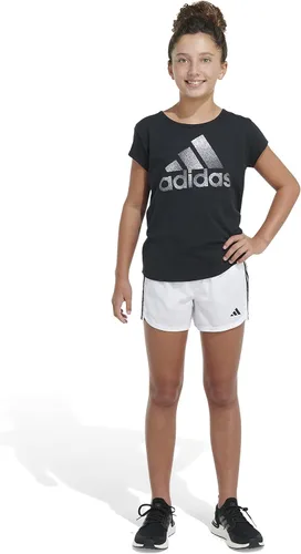 Vista 3 de adidas Pantalones cortos Aeroready de 3 rayas para niña
