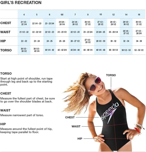 Vista 7 de Speedo - Infinity Splice Traje de baño de una pieza con tirantes gruesos para niña