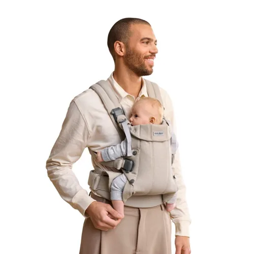 Vista 16 de BabyBjörn Portabebés Harmony, Antracita, Malla 3D Portabebés ergonómico 3-en-1; Posiciones soportadas para recién nacido, boca dentro, boca fuera