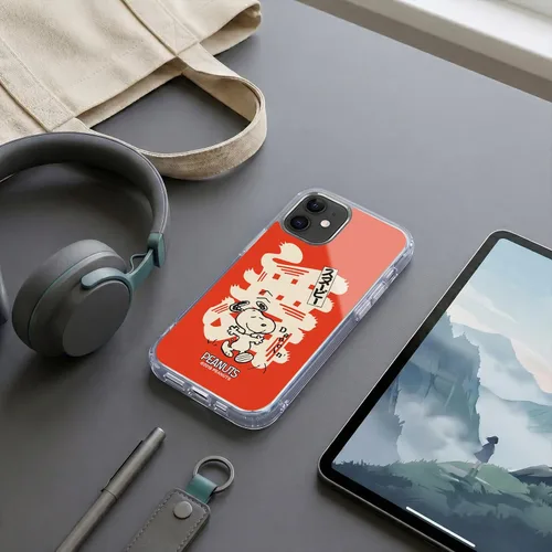 Vista 176 de Carcasa de gel para iPhone 7 Plus/iPhone 8 Plus, diseño de Snoopy Oriental de Peanuts, Badges