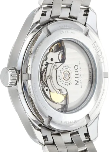 Vista 5 de Mido Belluna Sunray - Reloj automático suizo para Hombre - Esfera azul - Caja 1.673 in - M0246301104100, Azul, Reloj automático