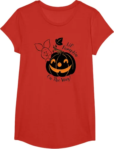 Vista 42 de Disney Camiseta de Halloween Winnie the Pooh Lil' Pumpkin on the Way, Blanco, S