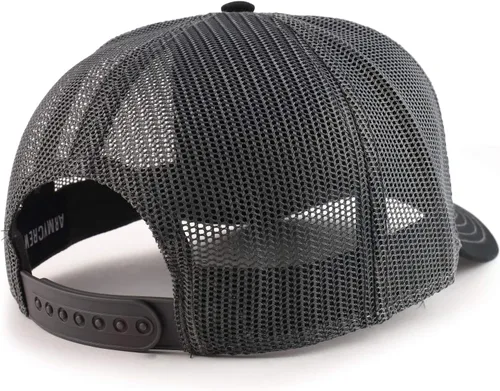 Vista 3 de Gorra de béisbol extragrande XXL de perfil bajo con malla en dos tonos