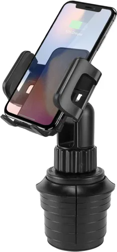 Vista 10 de Cellet Soporte para portavasos para teléfono inteligente, soporte para teléfono compatible con iPhone de Apple y teléfonos inteligentes Android
