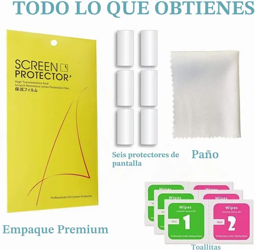 Vista 7 de Compatible con TOOBUR Smart Watch, [6 unidades] Lamshaw película transparente de TPU de cobertura completa compatible con TOOBUR IDW13 de 1.8