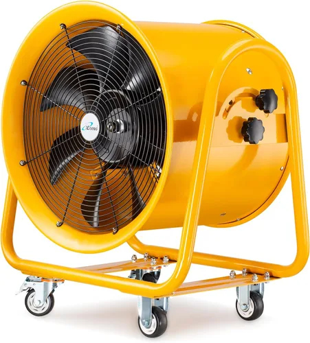 Vista 10 de iLiving Soplador de alta velocidad, extractor de humos, extractor portátil y ventilador (utilidad de 10 pulgadas)