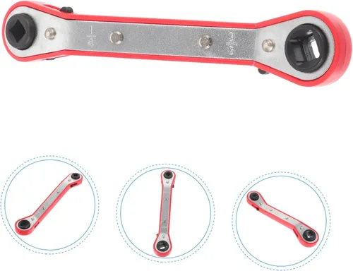 Vista 9 de Herramientas de refrigeración Llave de servicio Llave de trinquete de válvula de aire acondicionado