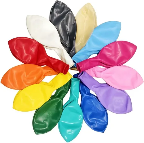 Vista 12 de 200 globos negros y dorados de 5 pulgadas, cromados, metálicos, dorados, negros, de látex, gruesos, pequeños para bodas, cumpleaños, graduaciones