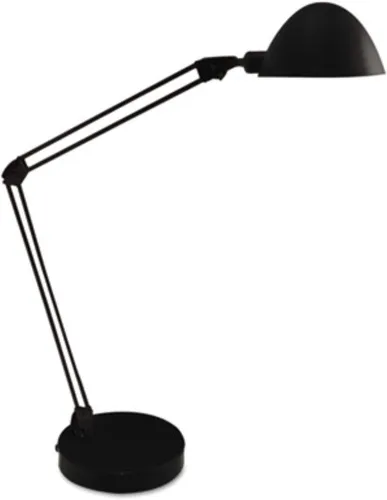 Vista 2 de Ledu Lámpara LED de escritorio y tareas, 5 W, 5.5 pulgadas de ancho x 13.38 pulgadas de profundidad x 21.25 pulgadas de alto, color negro