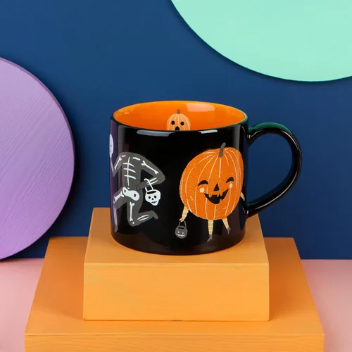Vista 2 de Jubilee Boo Crew - Taza de cerámica en caja, 14 onzas
