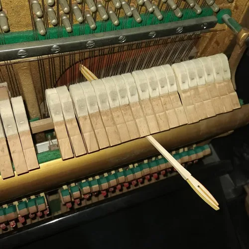 Vista 5 de Herramienta de afinación para piano de varilla de silencio agudo, pianos verticales silenciosos de madera