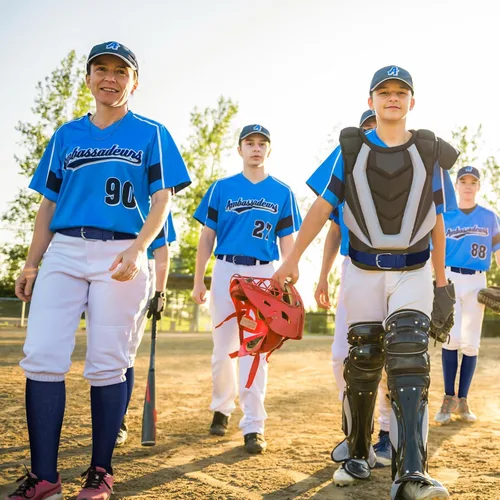 Vista 8 de Haysandy Juego de 3 calcetines y cinturón de béisbol o sóftbol con cinturón de béisbol para niños, niñas, jóvenes y adultos