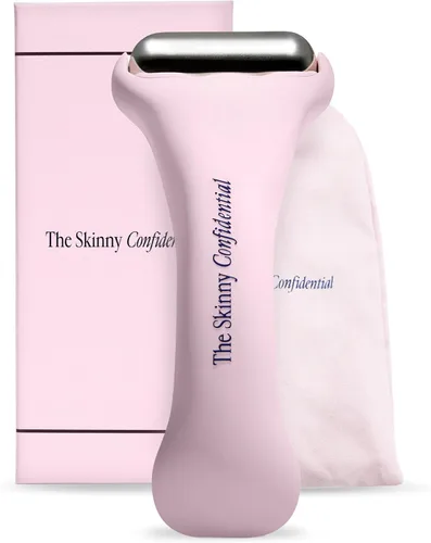 Vista 7 de The Skinny Confidential Rodillo facial – Masajeador de ojos y facial de bolas rosadas – Herramientas de masaje facial para el cuidado de la piel