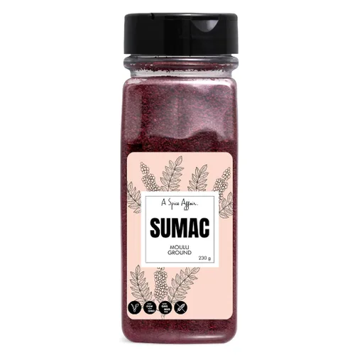 Vista 6 de A Spice Affair 's Middle Eastern Sumac Spice Picante, cítrico y brillante Totalmente natural, sin OMG, sin relleno Perfecto para ensaladas