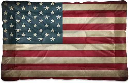 Vista 9 de Blueangle Cama para Mascotas de Copos de Nieve Navideños, Alfombrilla Suave para Jaula, Cojín Lavable Antideslizante para Jaula de Perro, Colchón