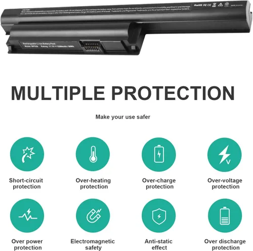 Vista 4 de Futurebatt BPS26 Nueva batería para laptop compatible con Sony VAIO VGP-BPS26 VGP-BPL26 VGP-BPS26A PCG-61A12L PCG-61A13L PCG-61A14L PCG-71713L