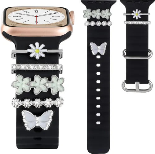 Vista 9 de Anillos decorativos compatibles con Apple Watch de 1.496 pulgadas, 1.575 pulgadas, 1.614 pulgadas, 1.654 pulgadas, 1.732 pulgadas, 1.772 pulgadas
