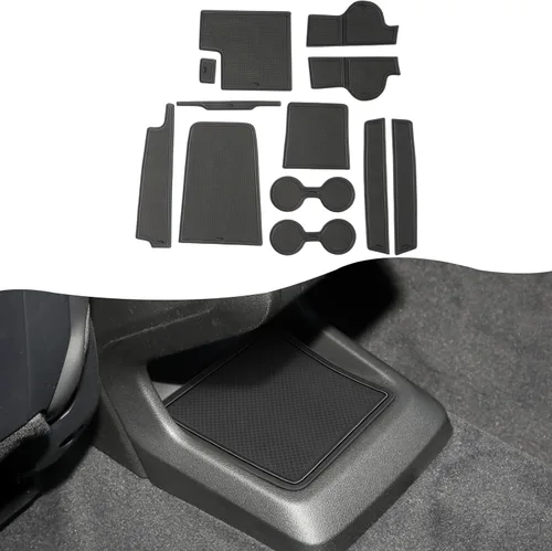 Vista 47 de SXCY Alfombrillas con ranura para puerta Toyota RAV4 2025 para Toyota RAV4 2019-2024 2025, accesorios para portavasos y portavasos 2024 2025 RAV4