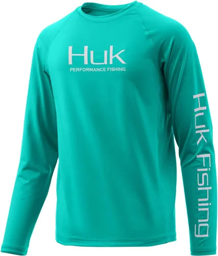 Vista 51 de HUK Camisa unisex de camuflaje Pursuit para niños Camisa de manga larga para niños Sotavento de roble musgoso