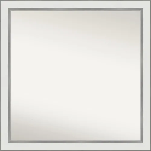 Vista 527 de Amanti Art Espejo personalizado, espejo de baño estrecho Alexandria White Wash, espejo de pared o espejo de tocador de baño sobre el fregadero