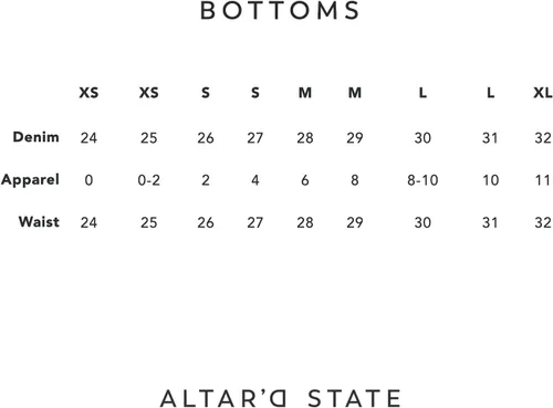 Vista 5 de ALTAR'D STATE Jeans de talle alto para mujer, mezclilla rasgada con cierre de botón, azul y negro
