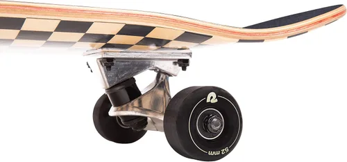 Vista 4 de Retrospec Alameda - Patineta completa Tablero de madera de arce canadiense con ejes de aleación de aluminio de 5.5 pulgadas para desplazamiento