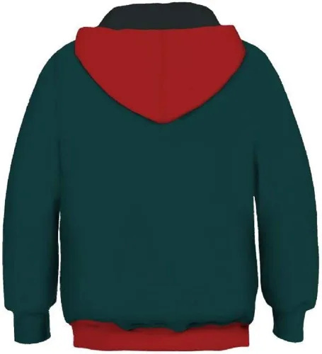 Vista 2 de snow flying Kids Hoodie Pocket Hoodies Costume Cosplay 3D Jackets Pullover