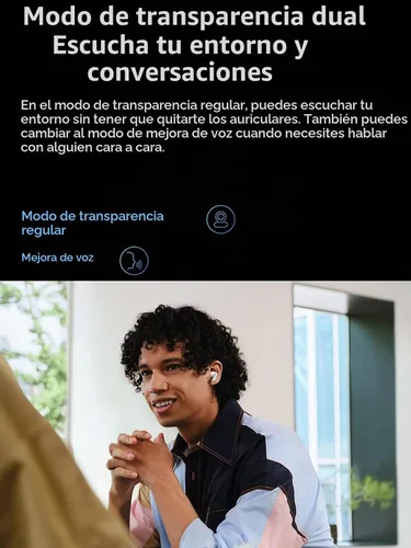 Vista 2 de XIAOMI Redmi Buds 4 Pro TWS - Auriculares inalámbricos Bluetooth 5.3 con cancelación activa de ruido, 3 micrófonos, 36 horas de vida, reducción