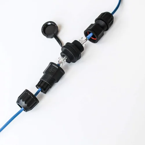 Vista 6 de Acoplador RJ45 impermeable, conector Ethernet Cat 6 empalmes para exteriores, hembra a hembra, montaje en panel, adaptador de acoplador de cable LAN