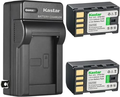 Vista 5 de Kastar Reemplazo del cargador de batería de pared de CA para JVC BN-VF808 BN-VF808U BN-VF815 BN-VF815U BN-VF823 BN-VF823U BN-VF915 BN-VF915U
