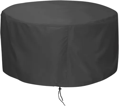 Vista 10 de LBTING Cubierta para hoguera, cubierta de 32 pulgadas para hoguera cuadrada de 28-32 pulgadas, impermeable, resistente al viento, a prueba de polvo