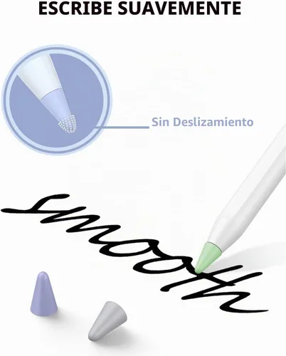Vista 4 de Paquete de 60 fundas de punta para Apple Pencil de 2ª generación y 1ª generación, compatible con punta de lápiz Apple, cubierta antideslizante