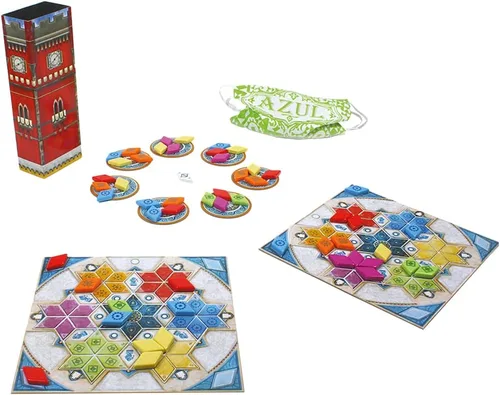 Vista 3 de Asmodee NMGD0005 Azul-El Cenador de Verano, Multicolor, Colorido, 1. Grundspiel