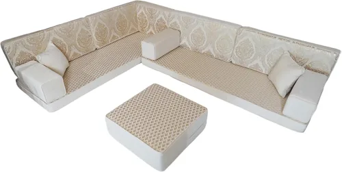 Vista 30 de arabicsofa Sofá de Majlis Árabe – Asientos de Piso Modulares Hechos a Mano